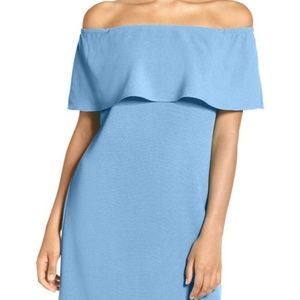 Charles Henry Off Shoulder Dress